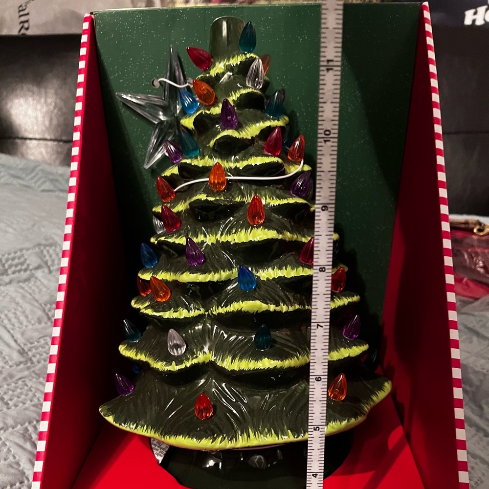 Lighted Christmas Tree 12”